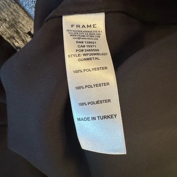 Frame Metallic Silver Women's blouse - Picture 8 of 11